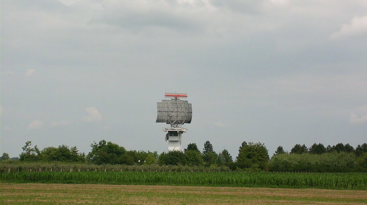 Real-world photo of a ASR-9 Airport Surveillance Radar in use