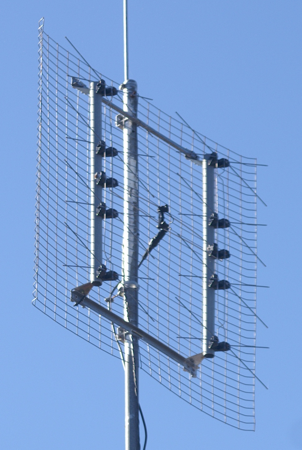 Real-world photo of a Bowtie Antenna in use