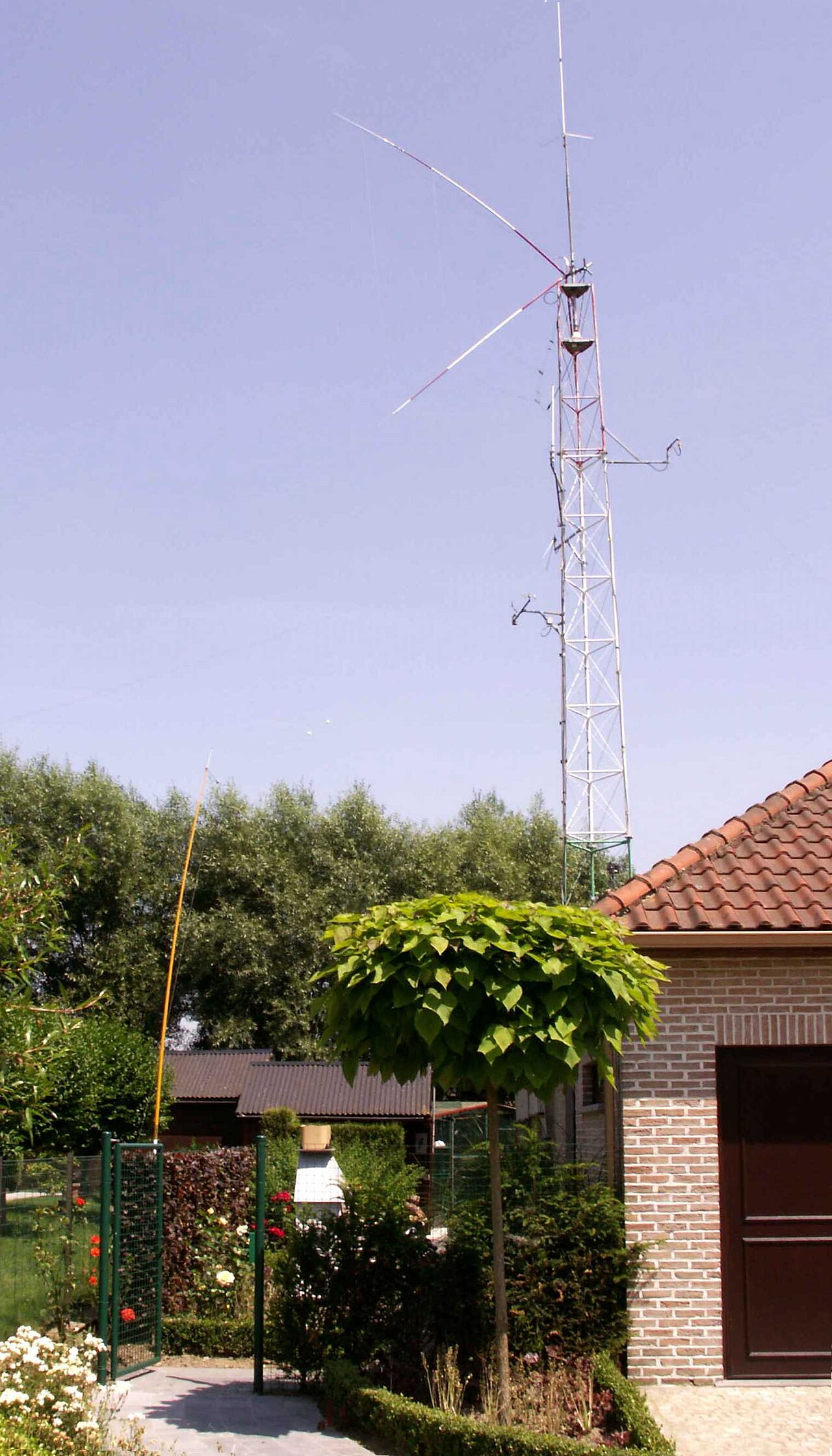 Real-world photo of a Inverted-V Dipole in use